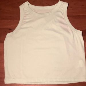 Mint Green Cropped Tank top | Perfect for summer or loungewear!
